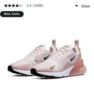 Nike 270 light pink great condition!